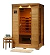 2 Person Sauna FAR Infrared Heat 5 Ceramic Heaters Hemlock CD Player MP3 Aux New