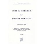 Guide du chercheur en histoire religieuse (Publications du D.E.A. d'histoire religieuse, Universites Lumiere-Lyon II, Jean-Moulin Lyon III, Jean Monnet Saint-Etienne) book cover