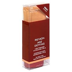 Revlon Age Defying Light Makeup, SPF 30, Light Medium 34, 1 Ounce (Pack of 2)