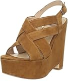 Dolce Vita Women's Garren Wedge Sandal,Tan Suede,7.5 M US