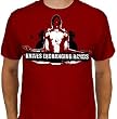 KNIVES EXCHANGING HANDS - Zombie - Red T-shirt