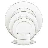 Lenox Apropos Bone China Platinum Banded 5-Piece Place Setting, Service for 1