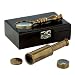 Brass Desk Set in Wood Box - 3 Pc