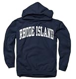 Rhode Island Rams Navy Arch Hooded Sweatshirt