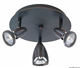 ET2 Lighting E30011-10 3 Light Agron Flushmount Flush Mount