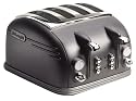 Delonghi CTM4023 Metropolis 4 Slice Toaster 1600W - Matt Gun Metal