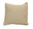 16 x 16 Handwoven Sandy Shore Solid Hammock Square Cotton Pillow