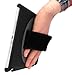 DURAGADGET High Quality Handheld Rotating Holder With Adjustable Hand Strap For Apple iPad Air - Perfect For Commuting On The Train!