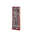 Solid Wood Veneer 500-CD Rack