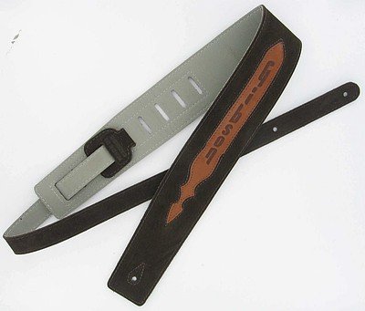 MusicalInstruments: Gibson Brushed Leather Strap, Brown/Cognac
