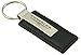 Chrysler Black Leather Keychain