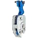 Campbell 6423900 GX Plate Lifting Clamp with Chain Connector, 1/16" - 5/16" Grip, 1/2 ton Working Load Limit