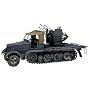 German Sd. Kfz 7/1 Half Track & 2 Soldiers