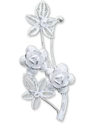Sterling silver brooch, Beautiful Roses