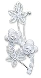Brooch, &acute; Beautiful Roses &acute; 2 &acute; W 1 &acute; L - B00012AA2A