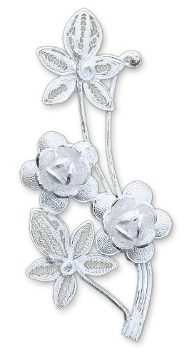 Brooch Beautiful Roses 2 1 L