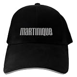 CAPS BLACK EMBROIDERY  SIMPLE WORD MARTINIQUE 