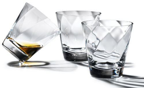Swirl Double Old Fashioned/DOF Glass, Set of 4