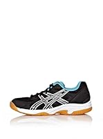 Asics Zapatillas Indoor Court Gel-Doha (Negro / Azul)