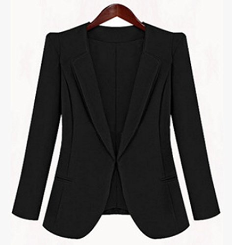テーラードジャケット ドレス スーツ スリム　タイト　美しい　春　ヨーロピアン　スーツ　シルエット ブラック (オリジナル・ブレスレットとサシェセット)