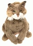 ボブキャット ハンドパペットの画像