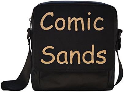 Treety Cutecumber Black DIY Cross Body Nylon Bags