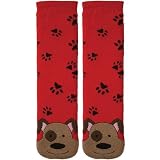 Tubular Dog Non-Skid Slipper Socks by K. Bell