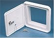 Bargman Electric Access Door - Soft White - With Lock and Key