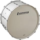 Ludwig LE-CB Bass Drum, White 18x36