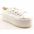 Steve Madden Bobbie Sneakers Shoes White Womens
