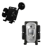 Samsung SGH-X800 Flexible Car Windshield Holder - Gomadic Brand