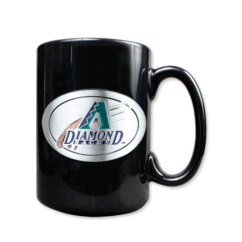 Arizona Diamondbacks 15oz Black Ceramic Mug