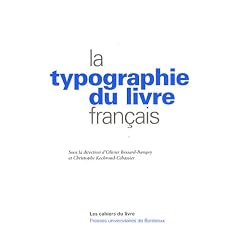 La typographie du livre fran�ais