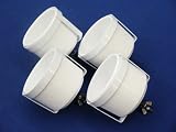 Brand New Lot of Four 3 Feeder Water Cup Bowl w/Holder - PS