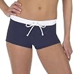 Xhilaration&reg; Princess Hot Pant Swim Bottom - Navy/White