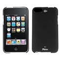 GTMax Durable Rubberized Slim Fit Back Hard Cover - Black for Apple iPod Touch 8GB 32GB 64GB 3rd 3G Generation NEWEST MODEL