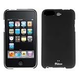 GTMax Durable Rubberized Slim Fit Back Hard Cover - Black for Apple Ipod Touch 2rd / 3rd Generation