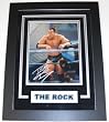Dwayne "THE ROCK" Johnson Autographed Wrestling 8x10 Action Photo ~ Movie Star