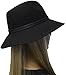 Women's Elegant Luxury Wool Felt Fedora Hat Belt Buckle Design
