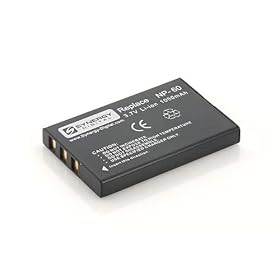 Panasonic SV-AV25 Camcorder Battery Lithium (1050 mAh) - Replacement for Fuji NP-60, Pentax D-L12, Kodak KLIC-5000,
