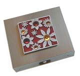 Gem Garden Red Travel Jewelry Case