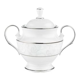 Lenox Venetian Lace Sugar Bowl by Lenox