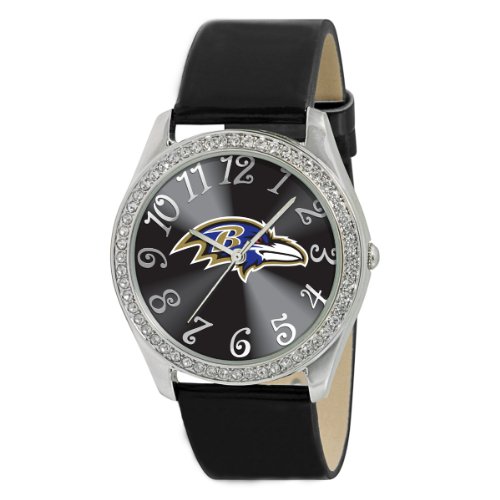 Game Time Women's NFL-GLI-BAL Glitz Classic Analog Baltimore Ravens Watch