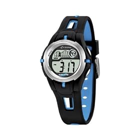 Calypso - K5506/4 - Montre Gar�ons - Quartz Digitale - Eclairage / Chronom�tre / Temps interm�diaires / Alarme - Bracelet Plastique Multicolore