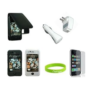 CrazyOnDigital Premium Essential Accessory Bundle for iPhone 3G and 3GS