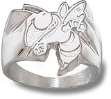Georgia Tech Yellow Jackets Solid Sterling Silver ''BUZZ'' Ring Size 10 1/2