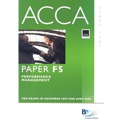 ACCA (New Syllabus) - F5 Performance Management: Study Text