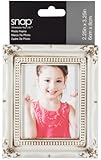 Snap Distressed White Ornate Tabletop Frame, 2 by 3-Inch