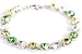 Le BIJOU Armband made with CRYSTALLIZED TM - Swarovski Elements, peridot-crystal-jonquil - LIEFERUNG IM SCHMUCKBEUTEL
