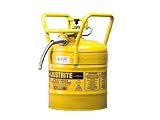 Justrite 7350210 5G-19L Iiaf Dot Yellow 0.62 in. Hose